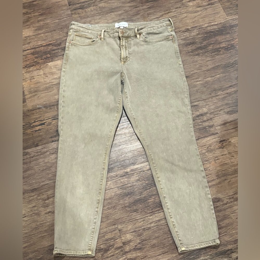GISELE HIGH RISE ANKLE SKINNY JEANS BISCOTTI